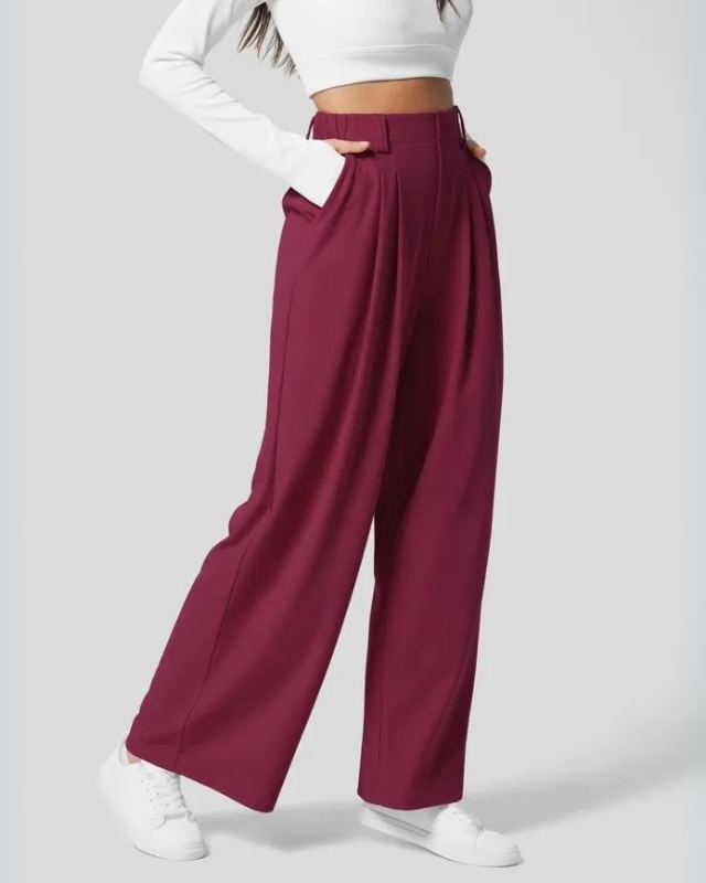 Tailored High Waisted Pants