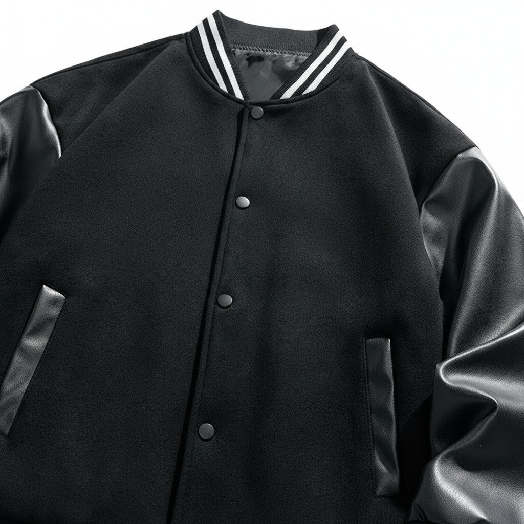 Ashford Suede Varsity Jacket