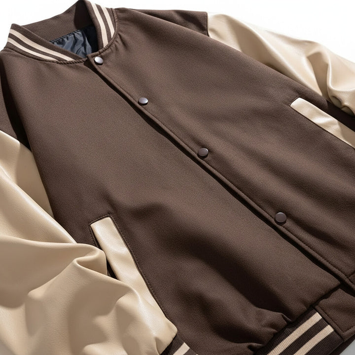 Ashford Suede Varsity Jacket