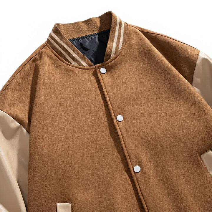 Ashford Suede Varsity Jacket