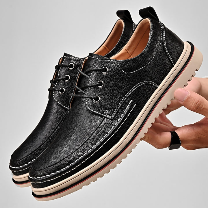 Bruno Leather Derby Shoes