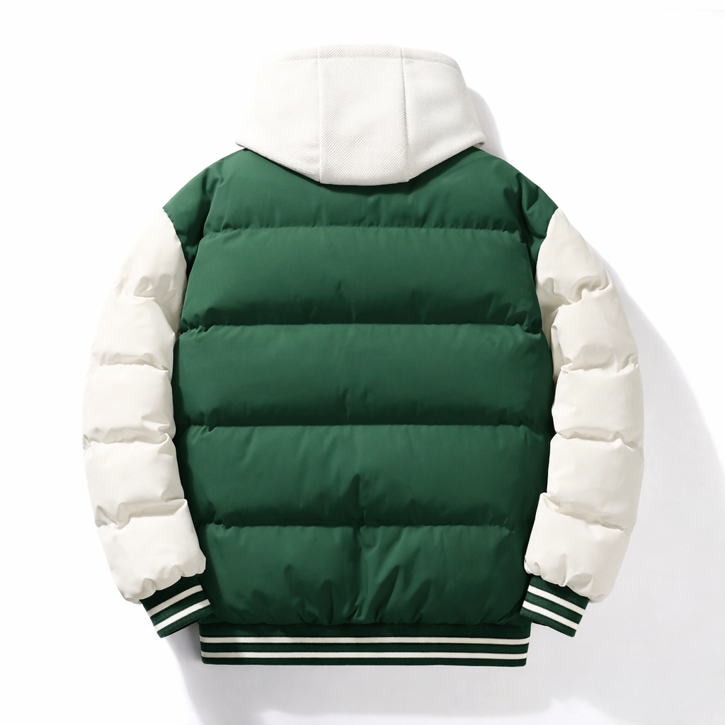 Preston Hooded Varsity Puffer