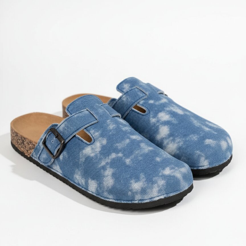 Hayes Bleached Canvas Clogs
