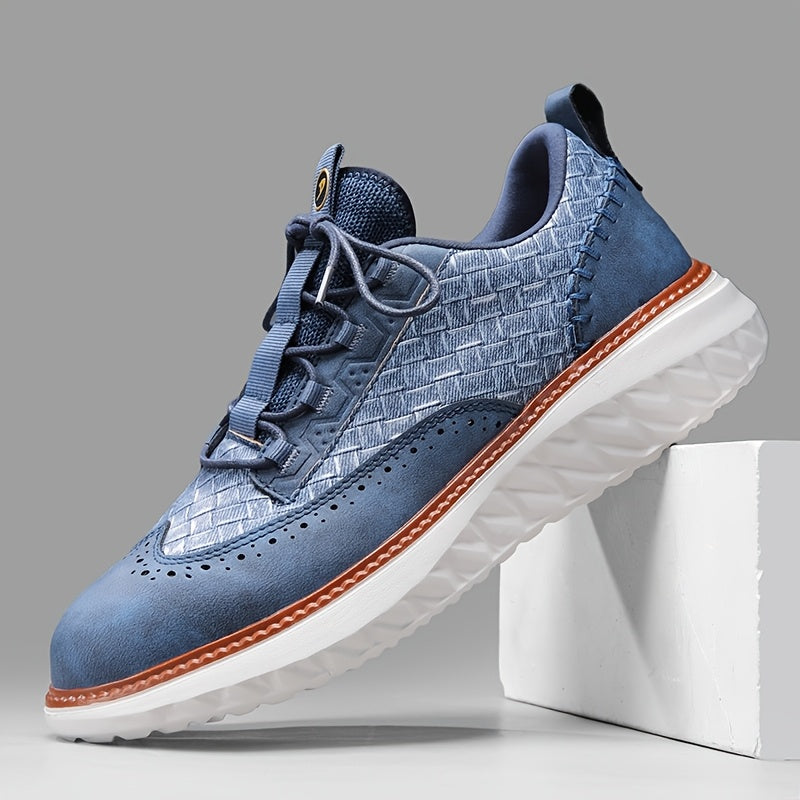Mercer Woven Leather Sneakers