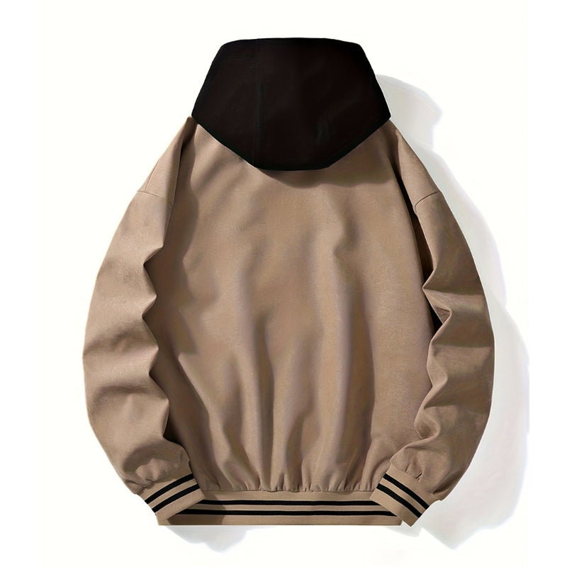 Mercer Hooded Varsity Jacket