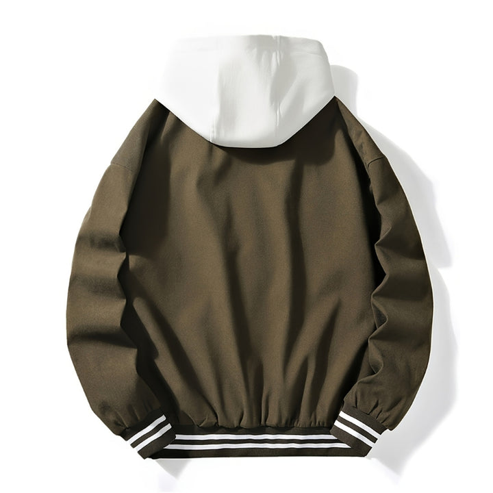 Mercer Hooded Varsity Jacket