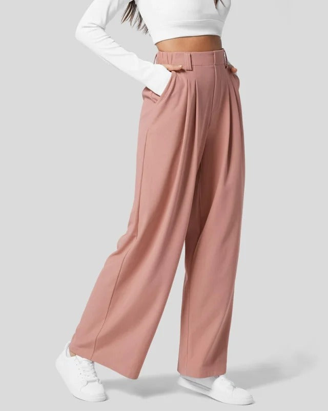 Tailored High Waisted Pants