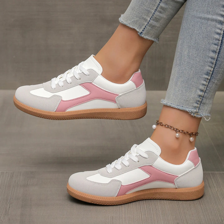 Camilla Court Leather Sneakers