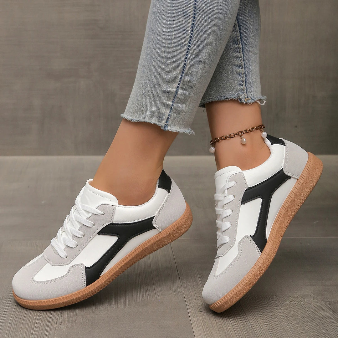 Camilla Court Leather Sneakers