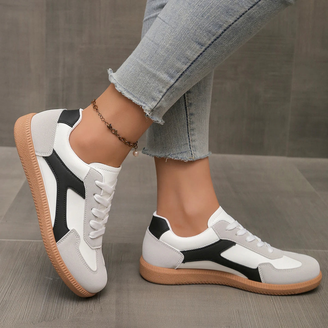 Camilla Court Leather Sneakers