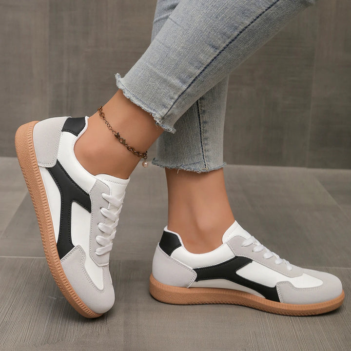 Camilla Court Leather Sneakers