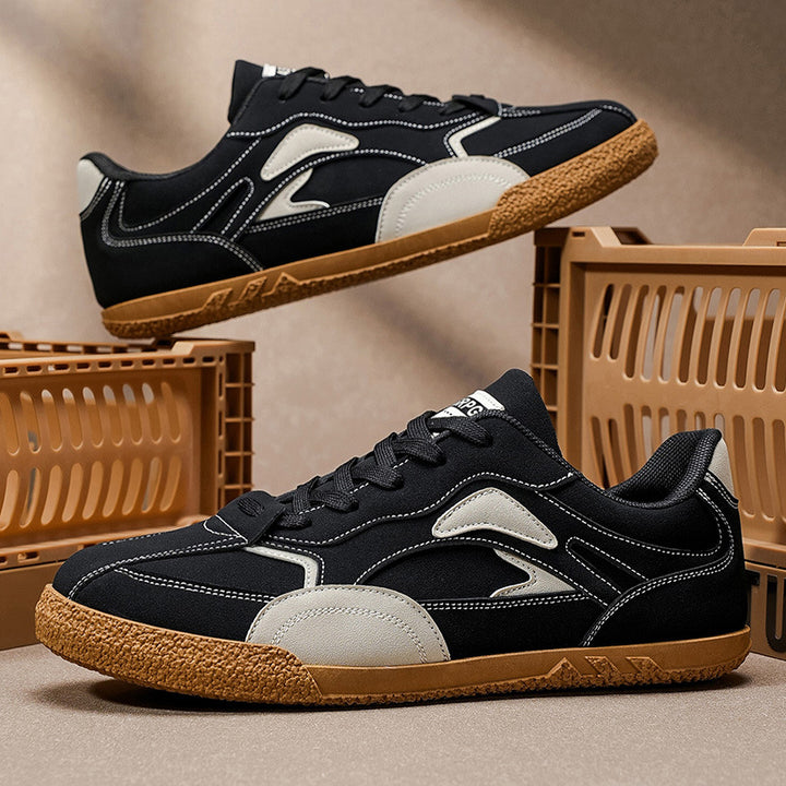 Alton Retro Leather Sneakers