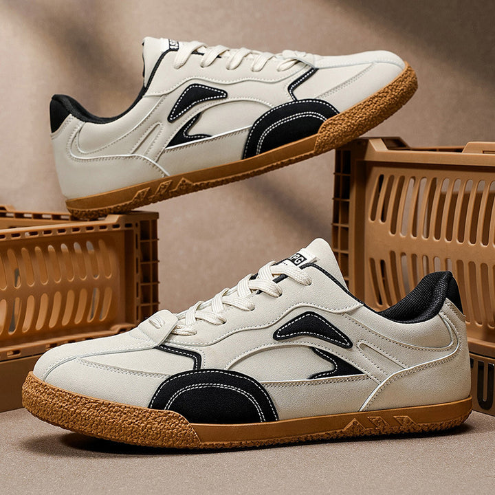 Alton Retro Leather Sneakers