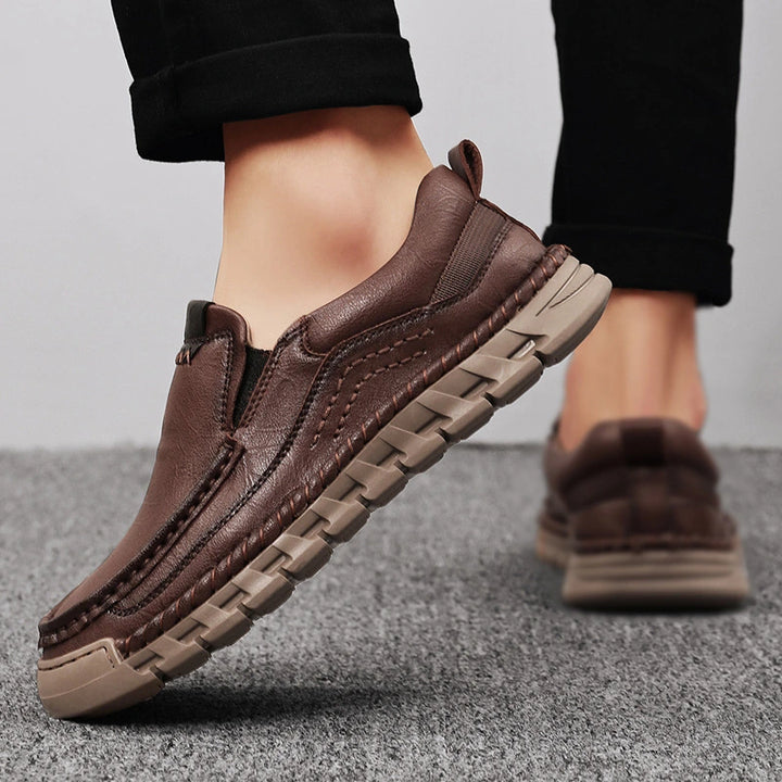Miles Genuine Leather Slip On
