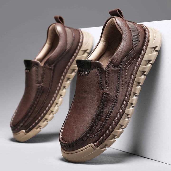 Miles Genuine Leather Slip On