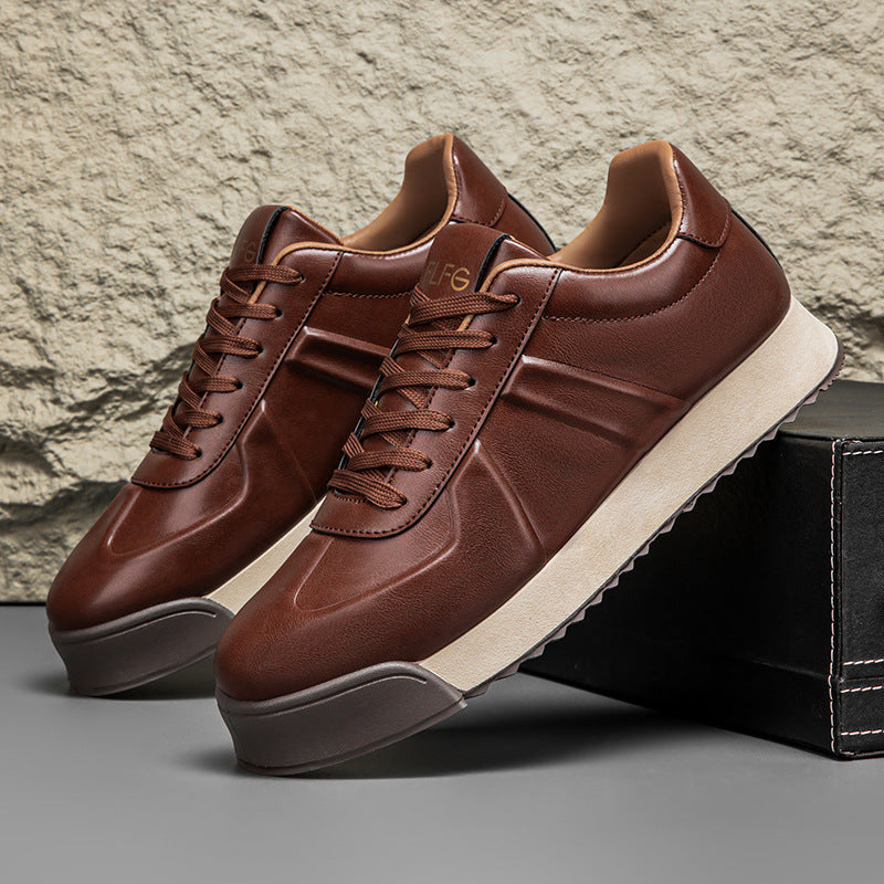 Fulton Retro Leather Sneakers