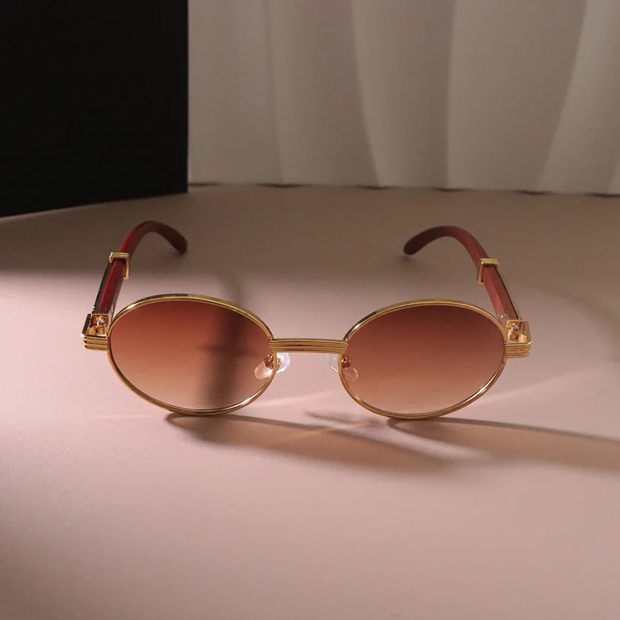 Vintage Oval Sunglasses