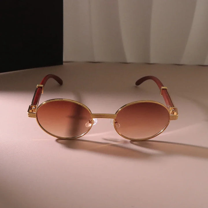 Vintage Oval Sunglasses