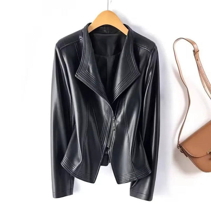 Serra Hourglass Leather Jacket