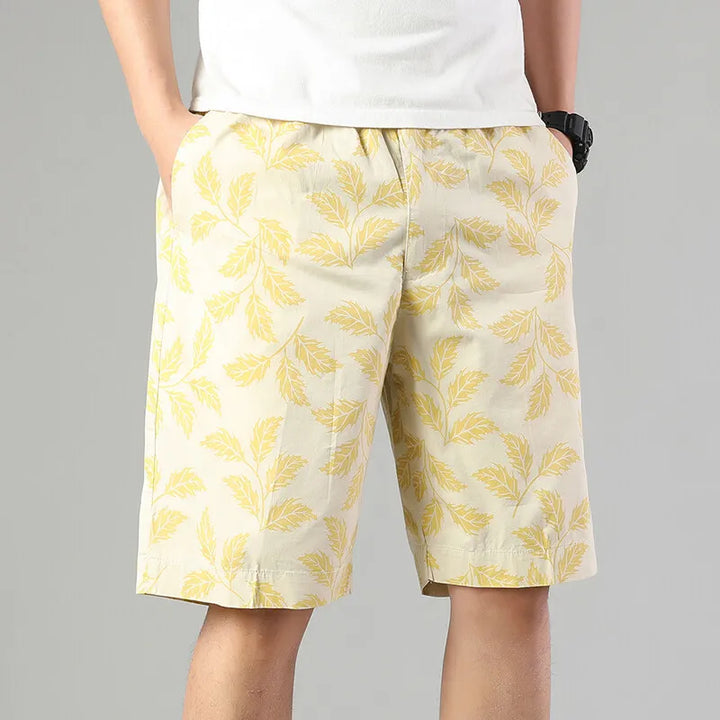 Palmline Cotton Shorts