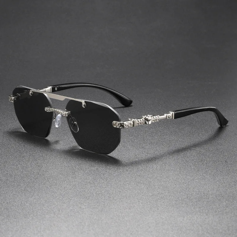 Omar Rectangular Sunglasses