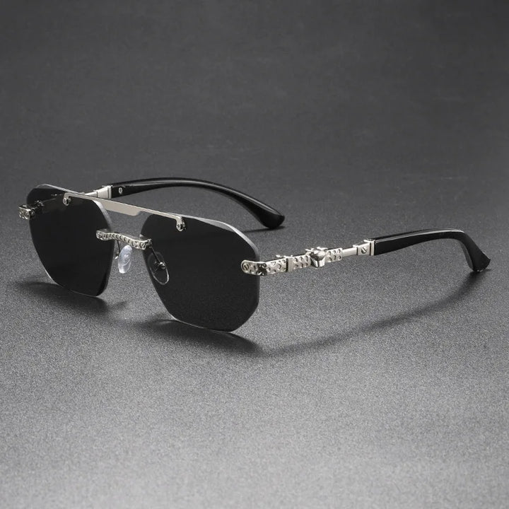 Omar Rectangular Sunglasses