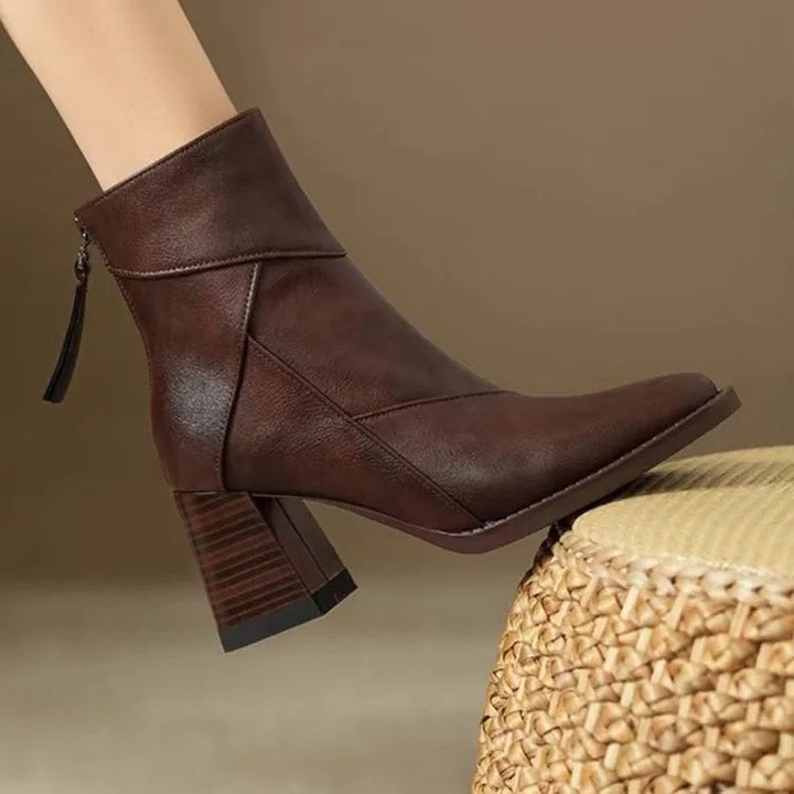 Nikki Block Heel Bootie