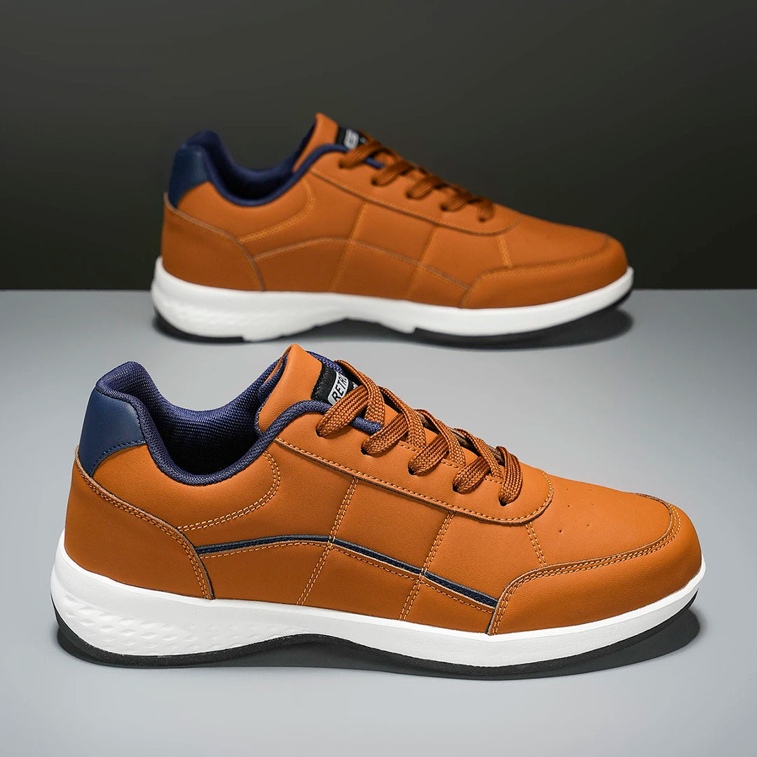 Courtline Leather Sneakers