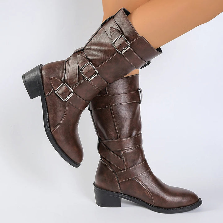 Ruby Buckle Boots