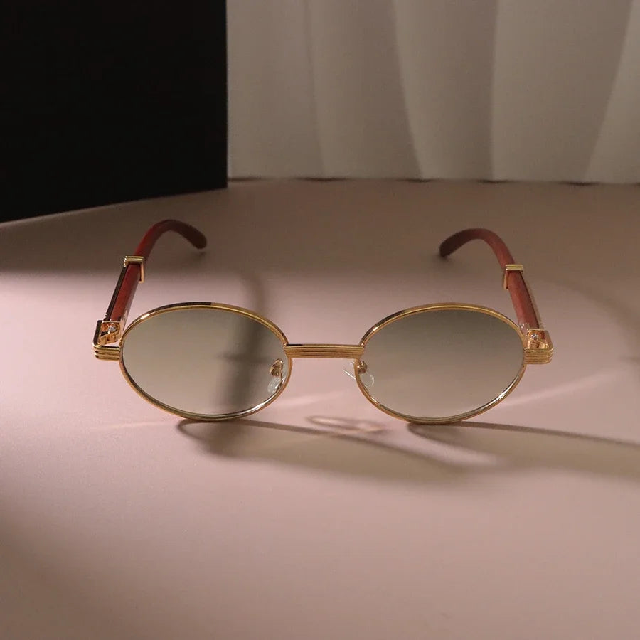 Vintage Oval Sunglasses
