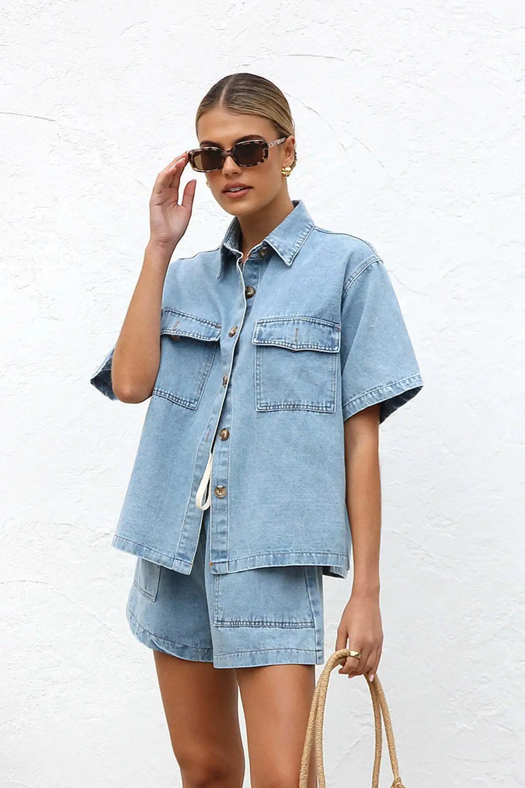 Amelia Denim Set
