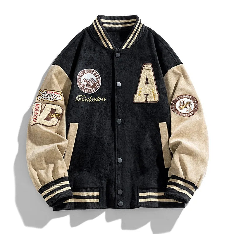 Preston Badge Varsity Jacket
