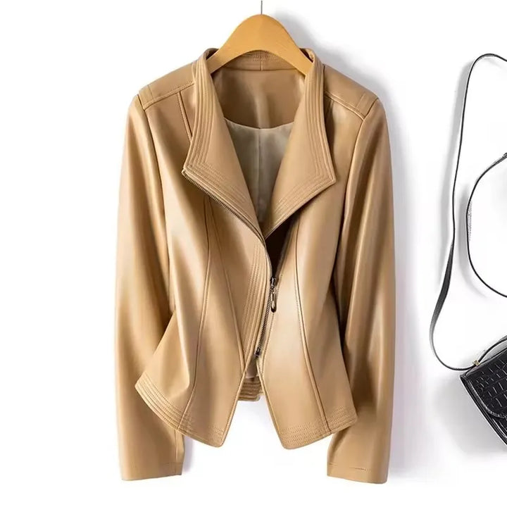 Serra Hourglass Leather Jacket