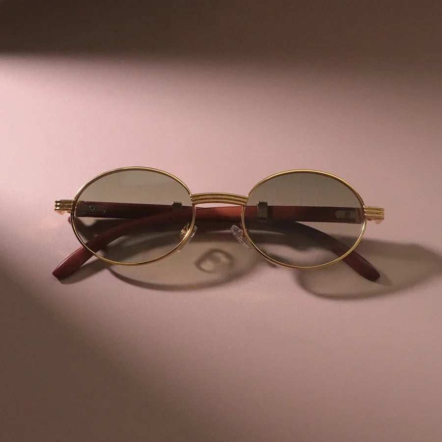 Vintage Oval Sunglasses