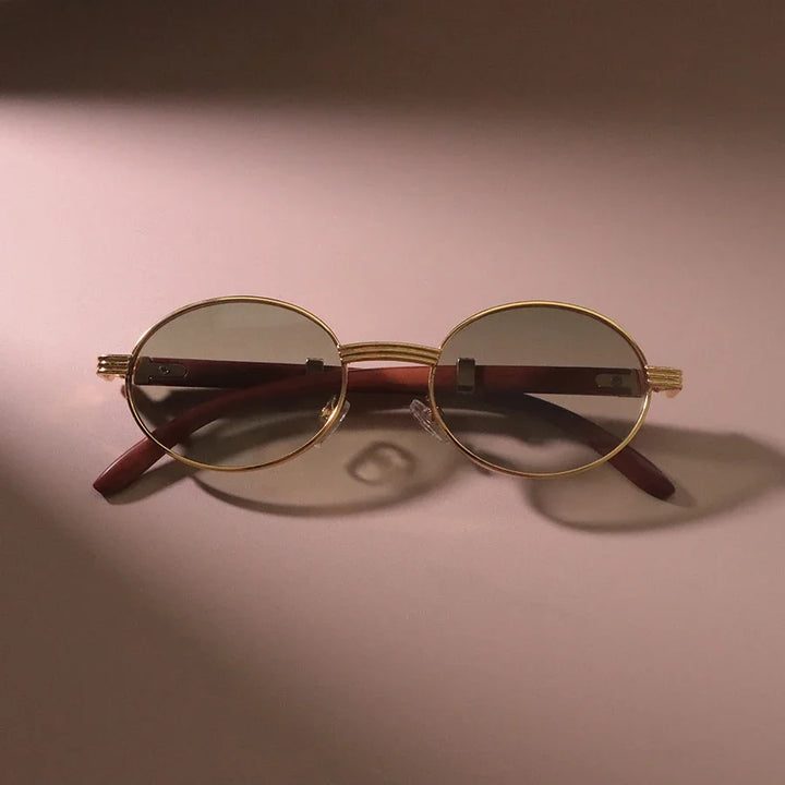 Vintage Oval Sunglasses
