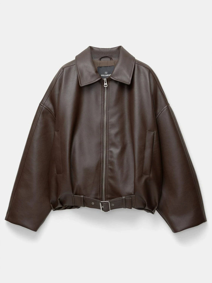 Mia Faux Leather Jacket