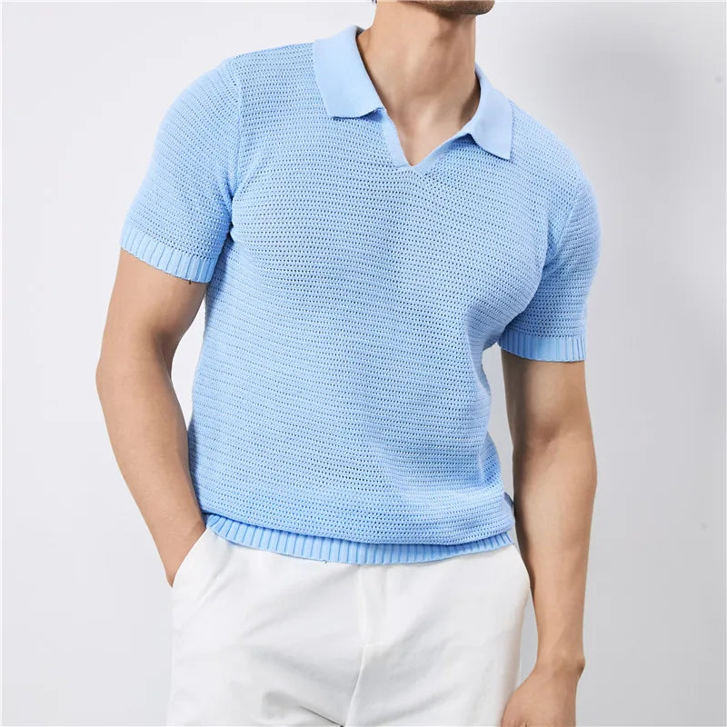 Summer Knitted Polo