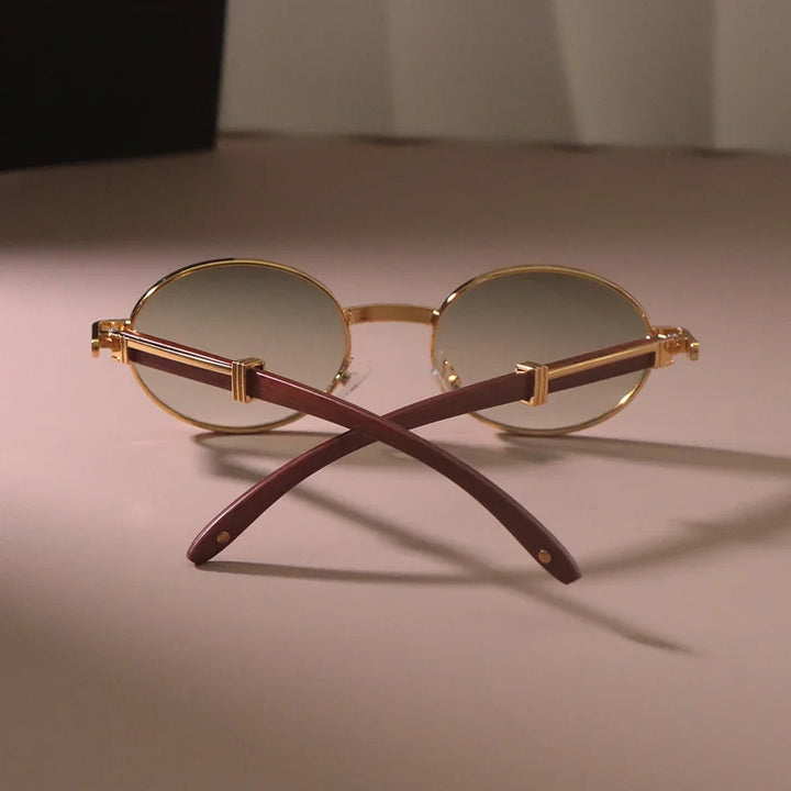 Vintage Oval Sunglasses