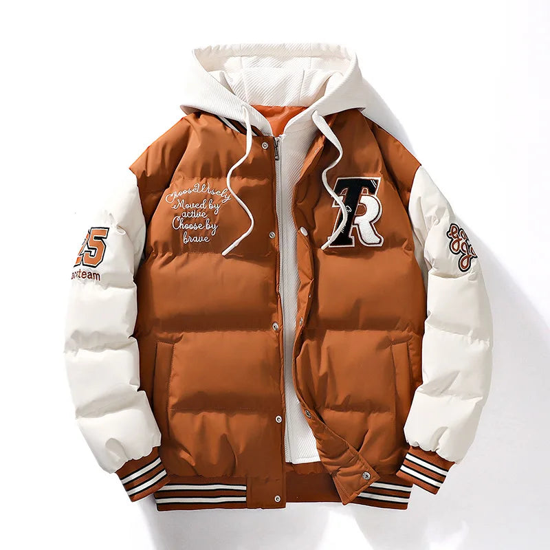 Preston Hooded Varsity Puffer