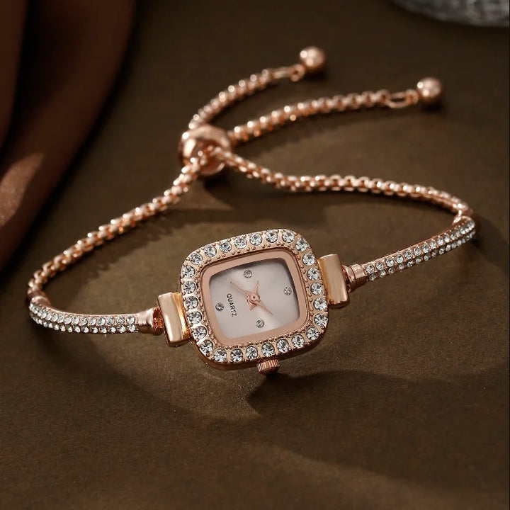 Rhinestone Bracelet Watch