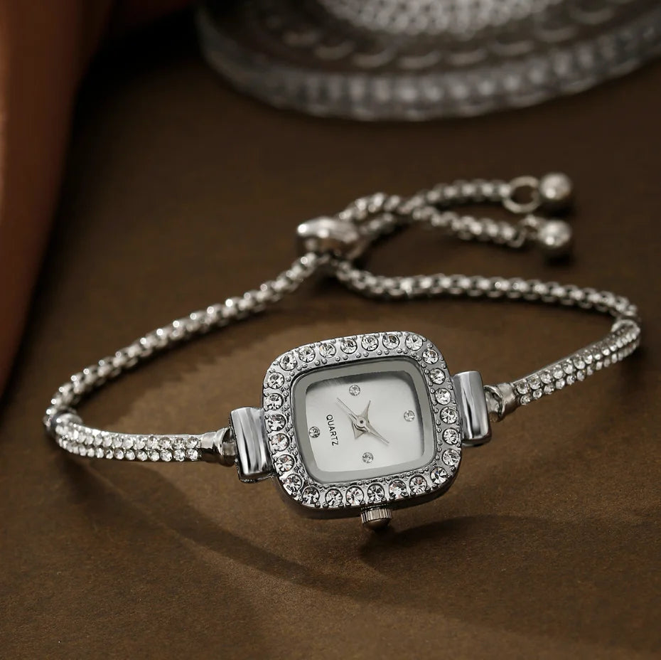 Rhinestone Bracelet Watch