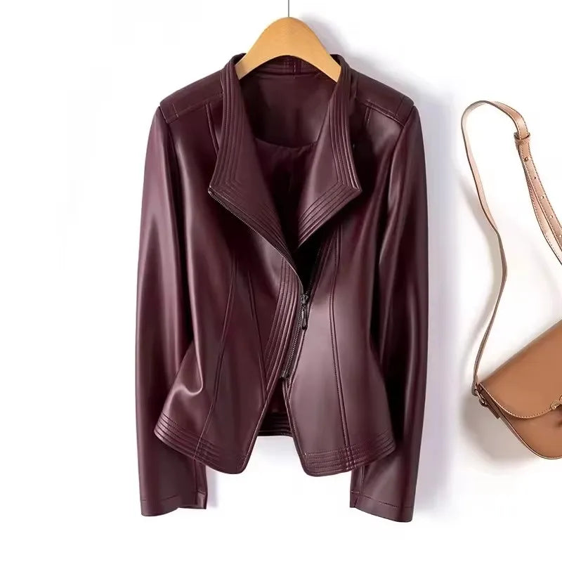 Serra Hourglass Leather Jacket