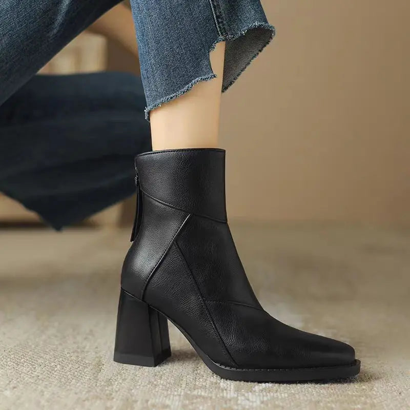 Nikki Block Heel Bootie