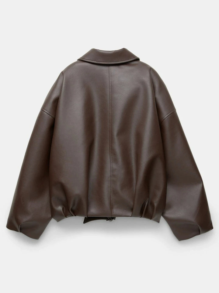 Mia Faux Leather Jacket