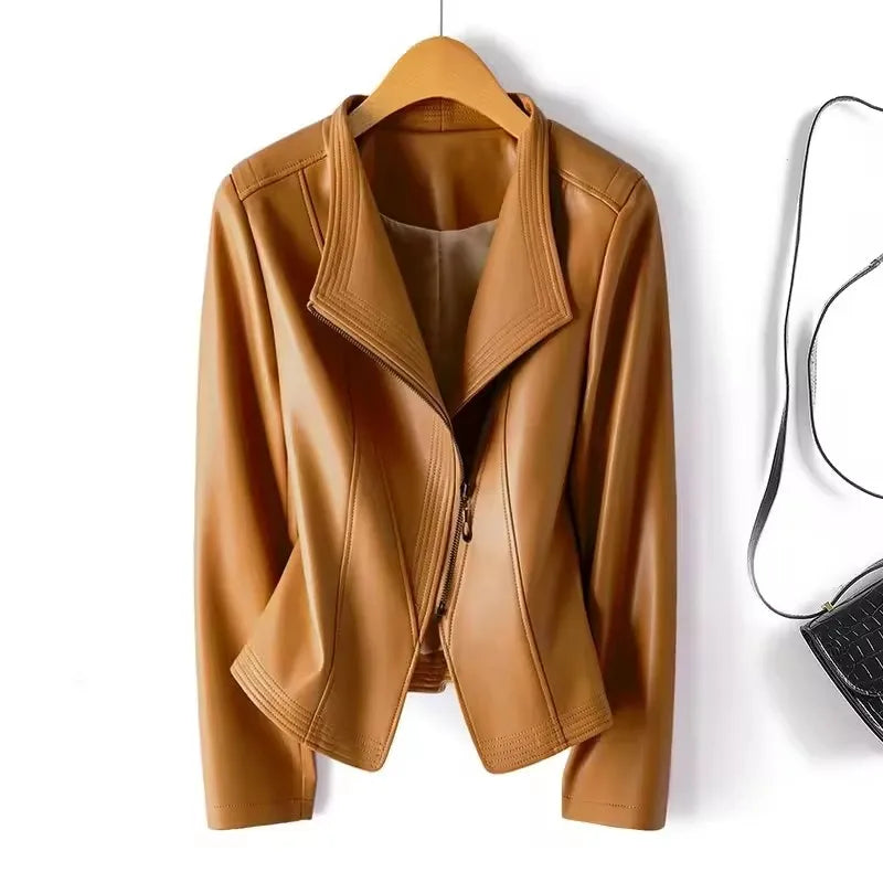 Serra Hourglass Leather Jacket
