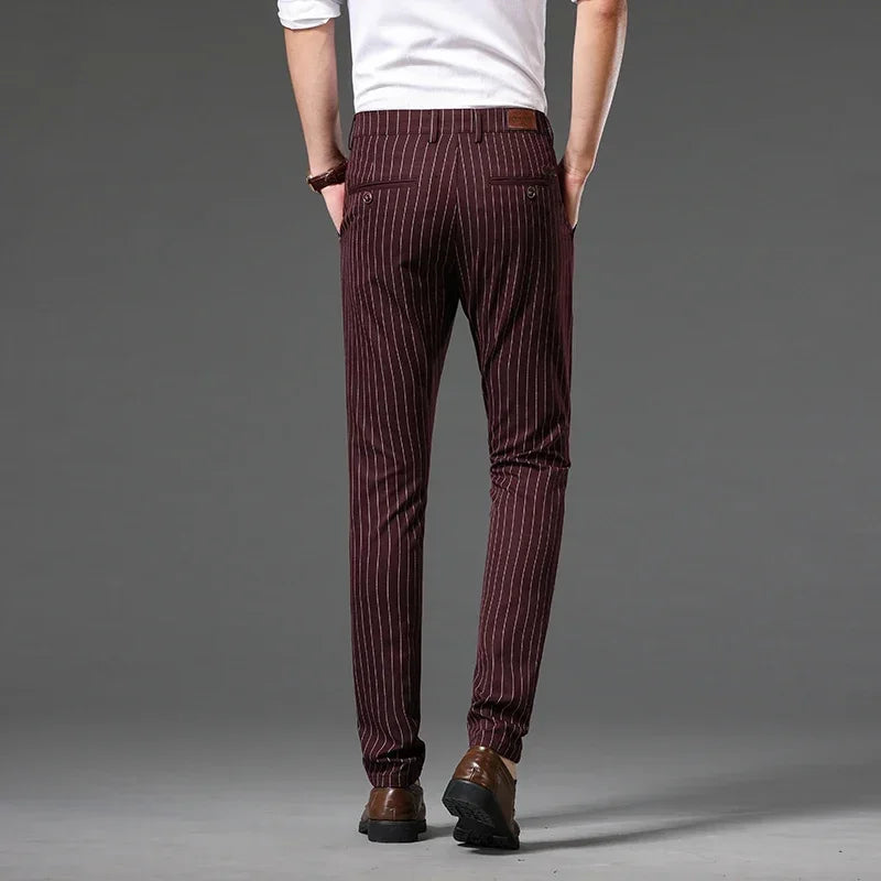 Belmar Pinstripe Trousers