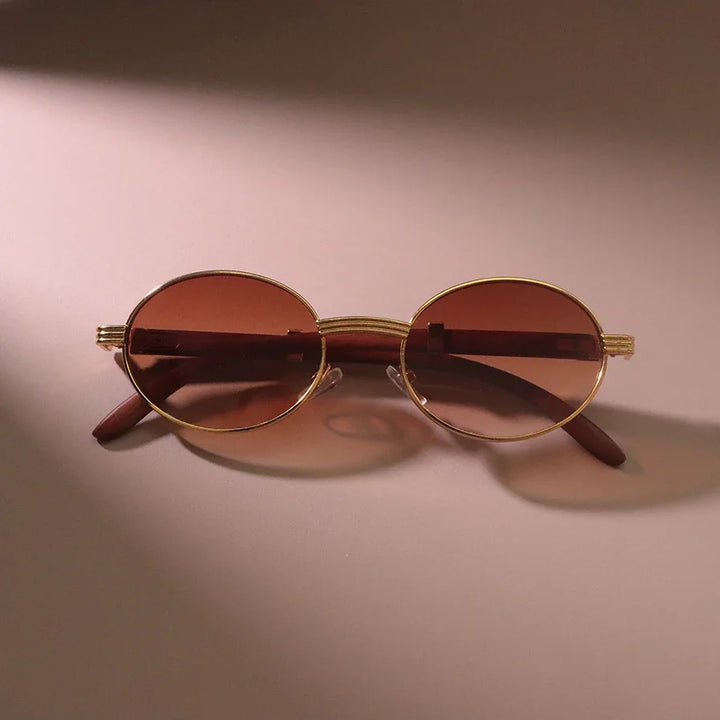 Vintage Oval Sunglasses