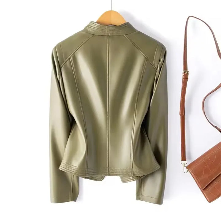 Serra Hourglass Leather Jacket