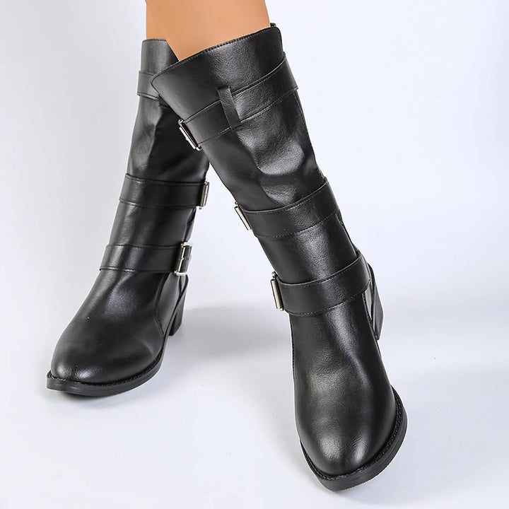 Ruby Buckle Boots
