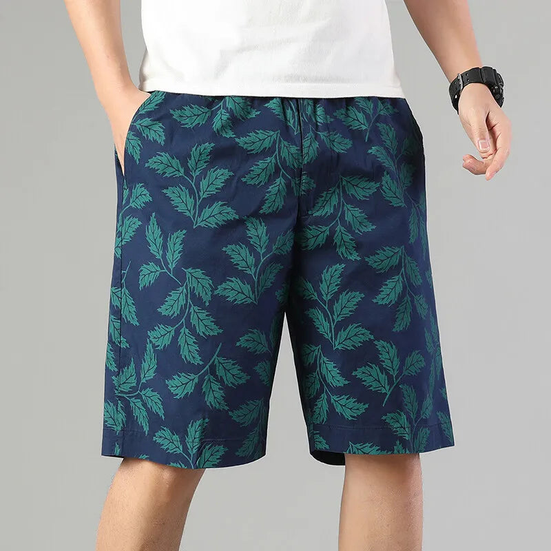 Palmline Cotton Shorts